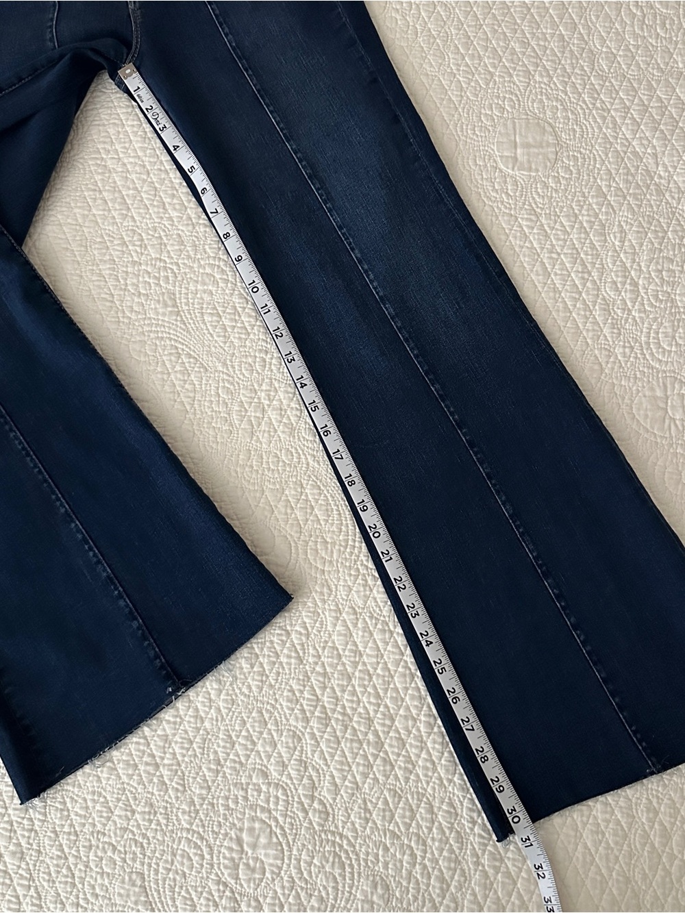 NWOT Pilcro Anthropologie Seamed High-Rise Wide-Leg Jeans Size 27 - Picture 10 of 16